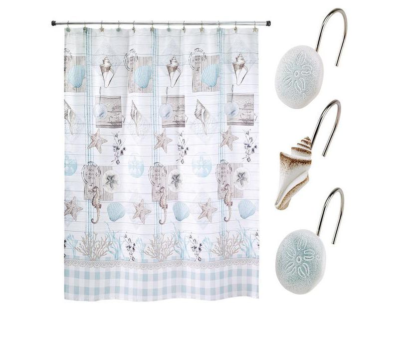 Avanti Farmhouse Shell 13 Pc Bath Accessory Set