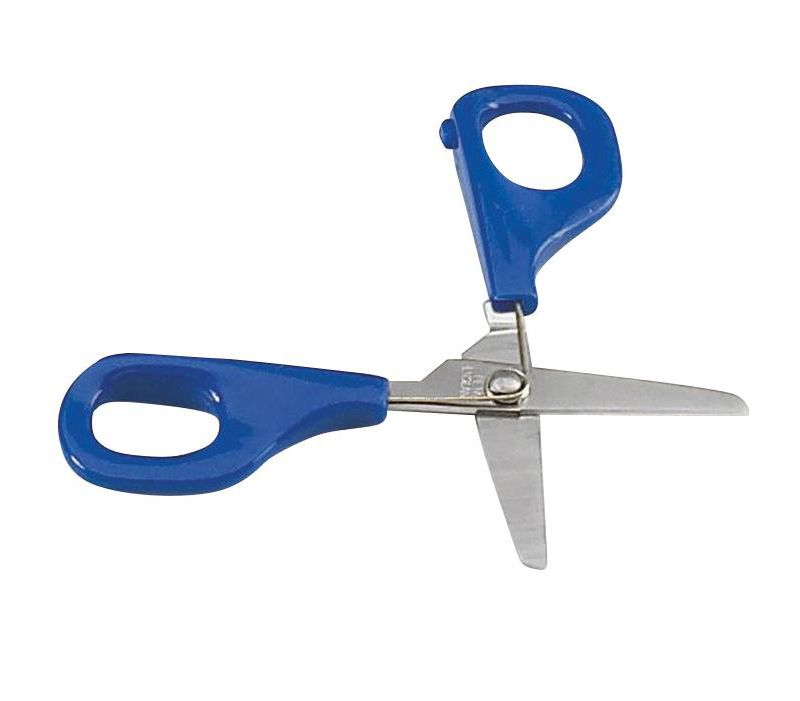 PETA Self Opening Scissor, 5 Inch, Right-Handed, Blue