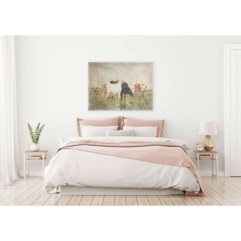 Vintage Cows Unframed Poster Print - 3R Studios