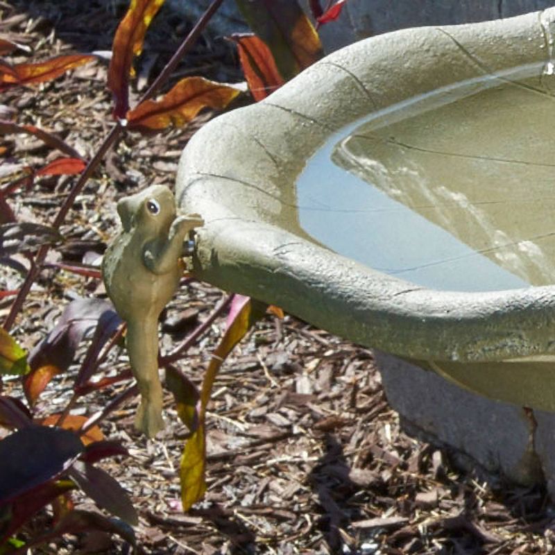 28" Smart Living Acadia Traditional Concrete Birdbath