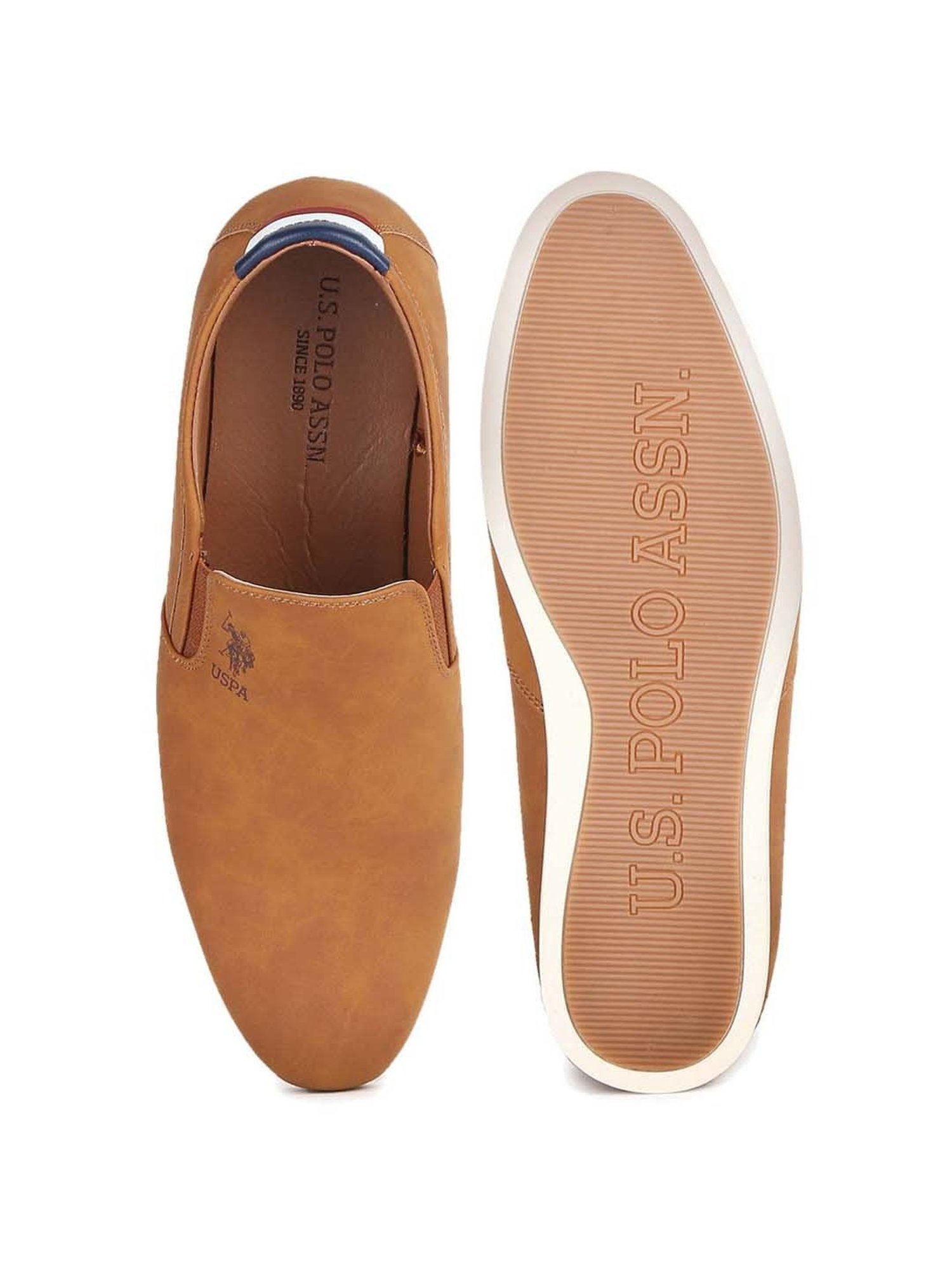 U.S. Polo Assn. Men's WADE 2.0 Tan Casual Loafers