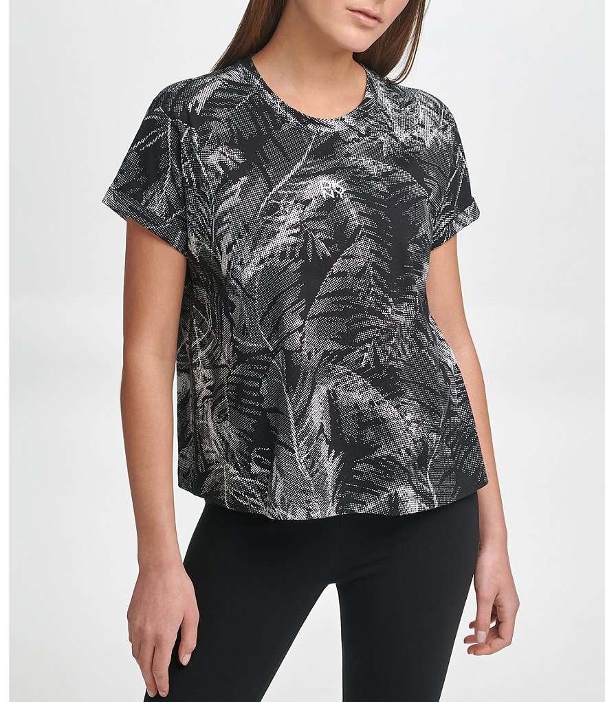 IBKUL Solid Long Sleeve Mock Neck Top