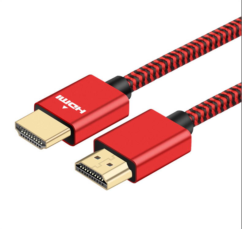 HDMI Cable 6 FT (4K UHD HDMI 2.0 Ready) - Braided Cord - Ultra High Speed 18Gbps - Gold Plated Connectors - Ethernet & Audio Return - Video 4K 2160p HD 1080p 3D - Xbox PlayStation PS3 PS4 PC Apple TV