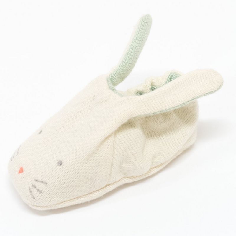 Meri Meri - Mint Bunny Baby Booties - Boots - 1ct