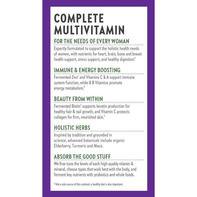 New Chapter Women's One Daily Multivitamin Tablets - 30ct