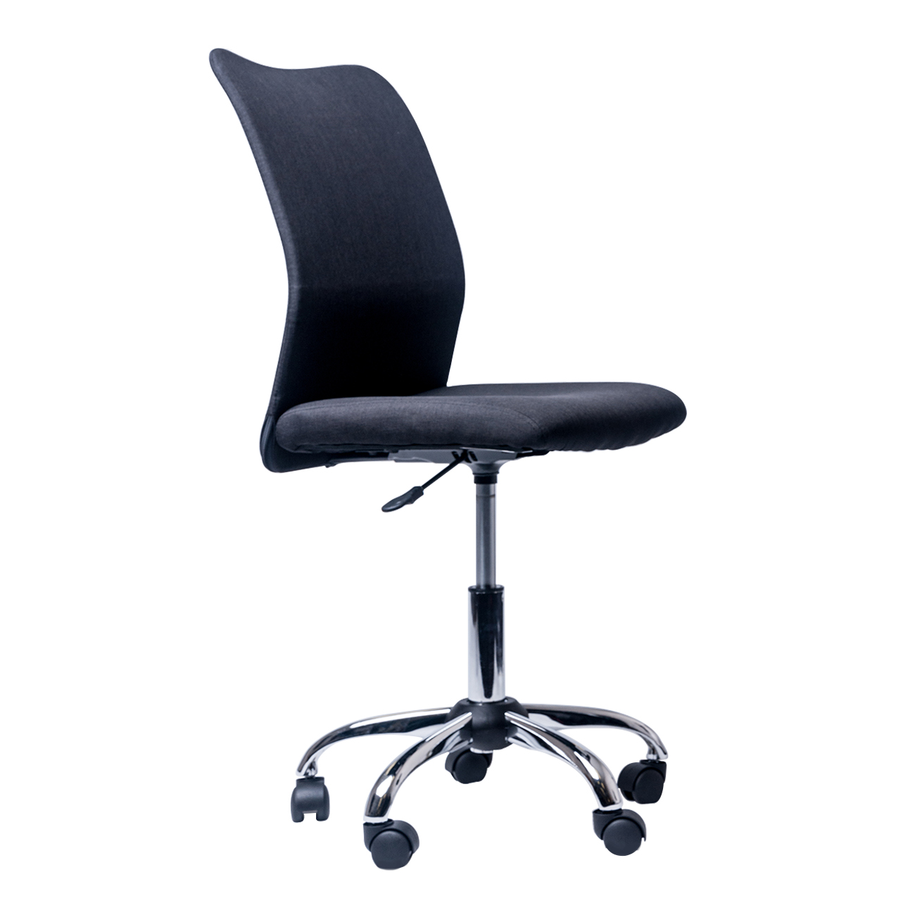 Techni Mobili Armless Desk Chair in Gray