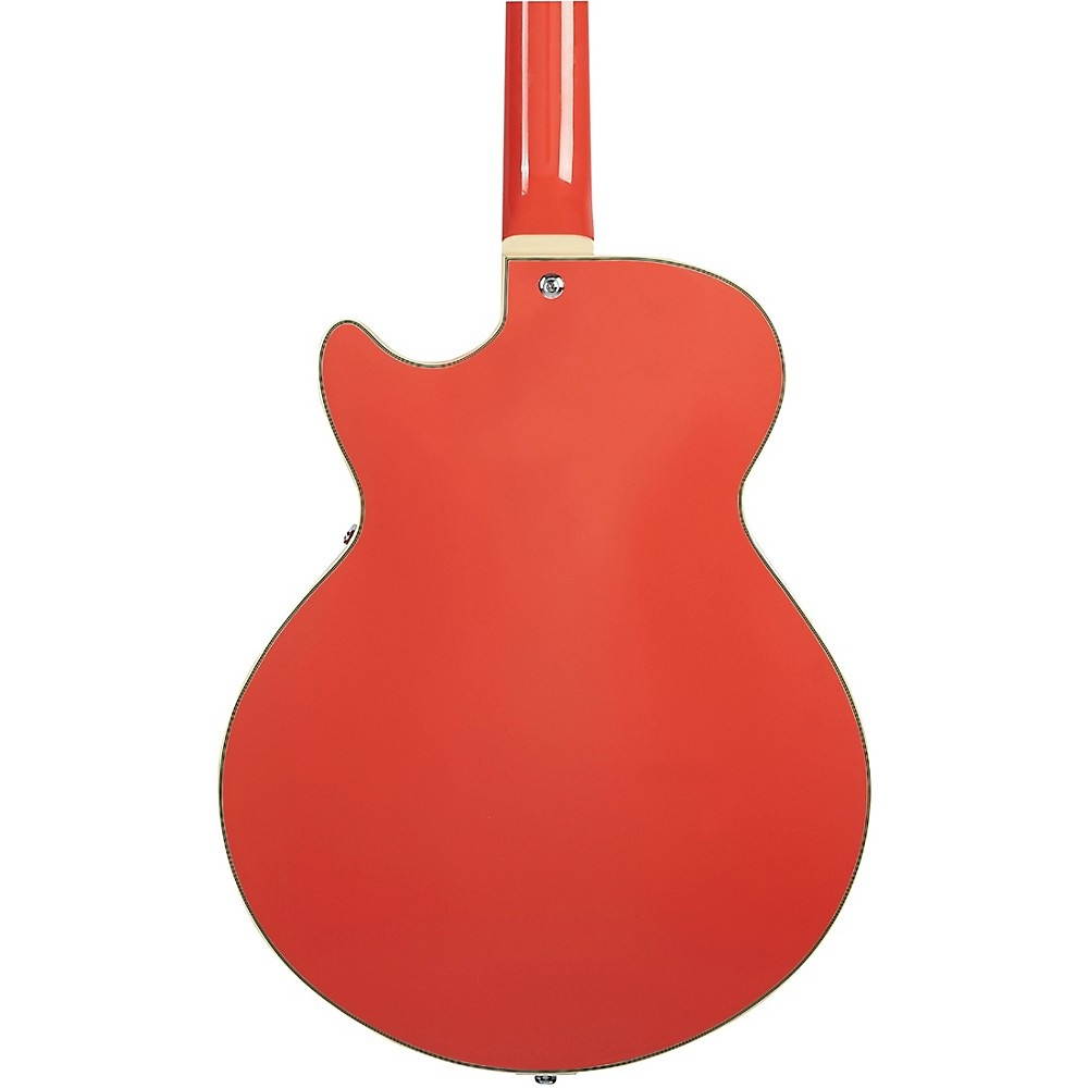 D'Angelico Premier SS Semi-Hollow Electric Guitar with Stairstep Tailpiece Fiesta Red