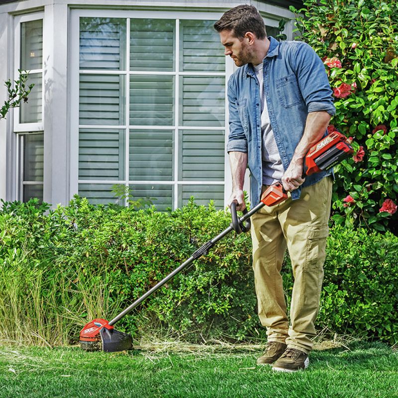 Skil LT4818-10 PWRCore 40 40V Brushless Lithium-Ion 14 in. Cordless String Trimmer Kit (2.5 Ah)