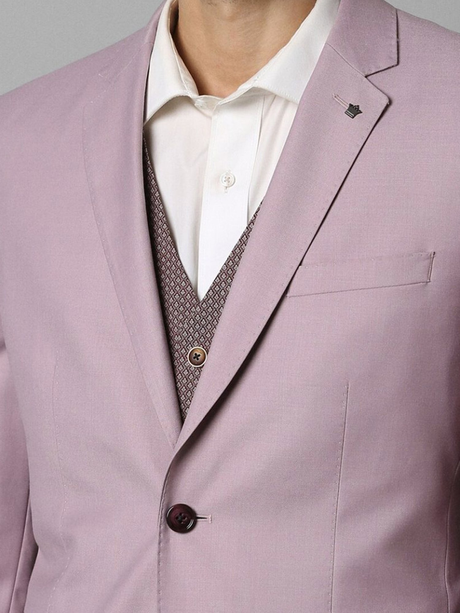 Parx Black Regular Fit Two Piece Suit