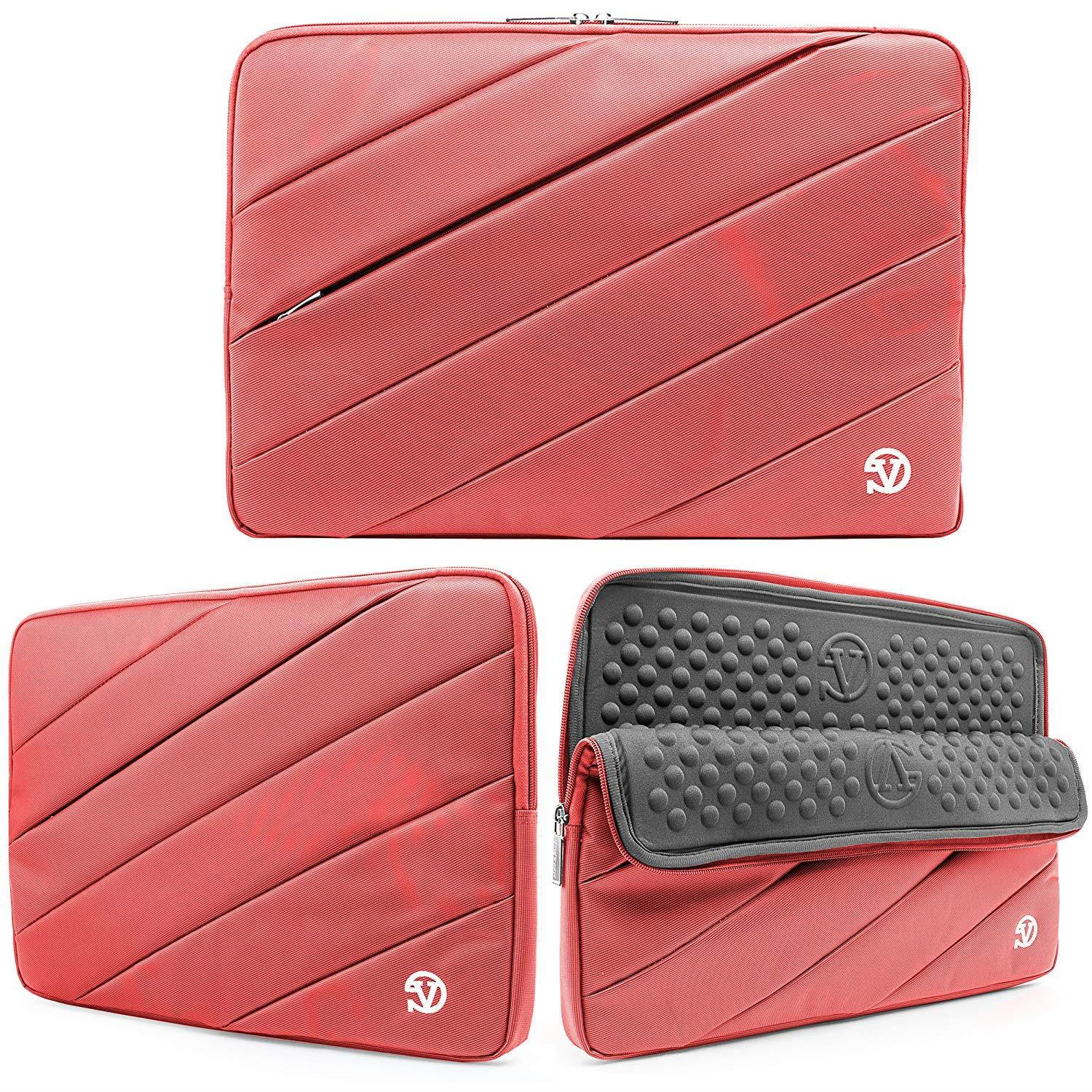 VanGoddy Universal Track-like Design Hybrid Sleeve/Incase Bag for Samsung Galaxy Tab 4 10.1 / Tab Pro 10.1 / Note 10.1 2014 Edition/Tab 3/2 Fits up to 10.2" inch Tablet (Pink)