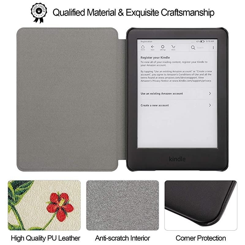 Cover Case for AllNew Kindle 10th Gen 2019 Released Model No J9G29R Slim Auto WakeSleep Protective Case for Kindle 2019 Will Not Fit Kindle Paperwhite or Kindle Oasis Green Life