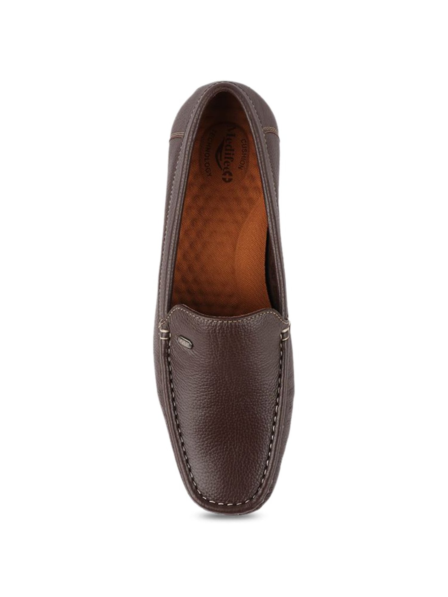 MediFeet Men's Brown Casual Loafers