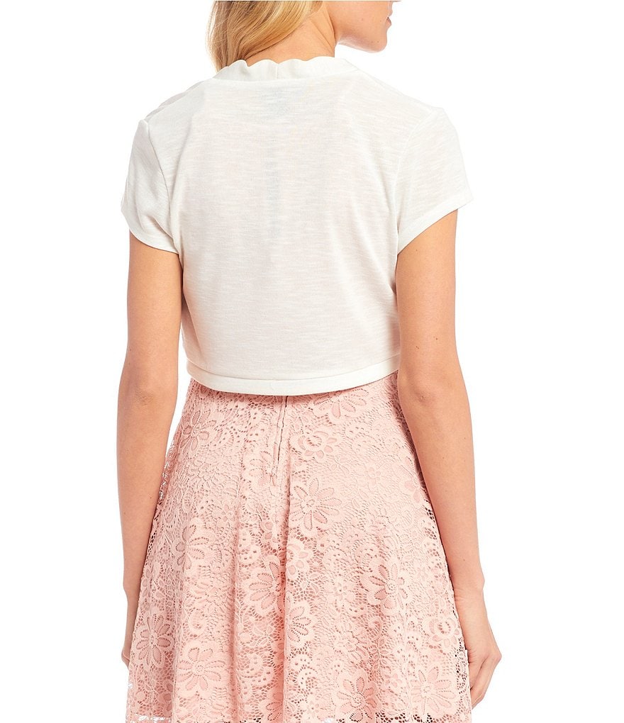 GB Round Neck Fuzzy Eyelash Sweater