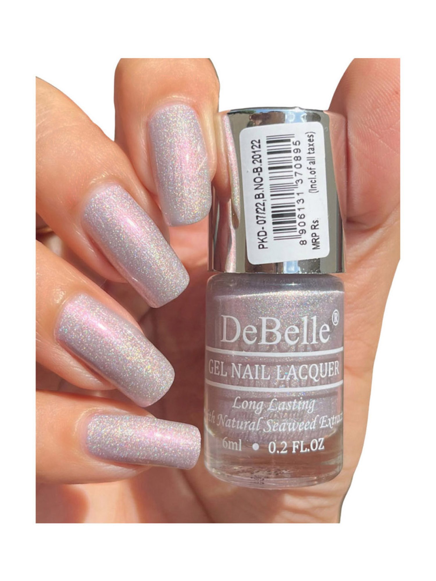 DeBelle Gel Nail Lacquer Awesome Andrea (Metallic Light Purple) - 6 ml