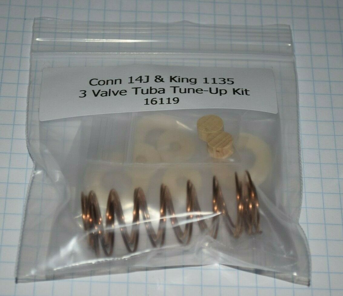 Conn, King 3 Valve Tuba 14J & 1135, Tune-Up Kit