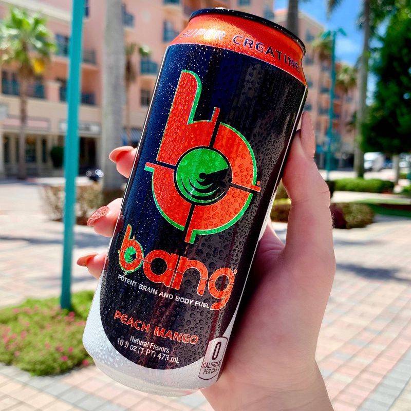 BANG Peach Mango Energy Drink - 16 fl oz Can