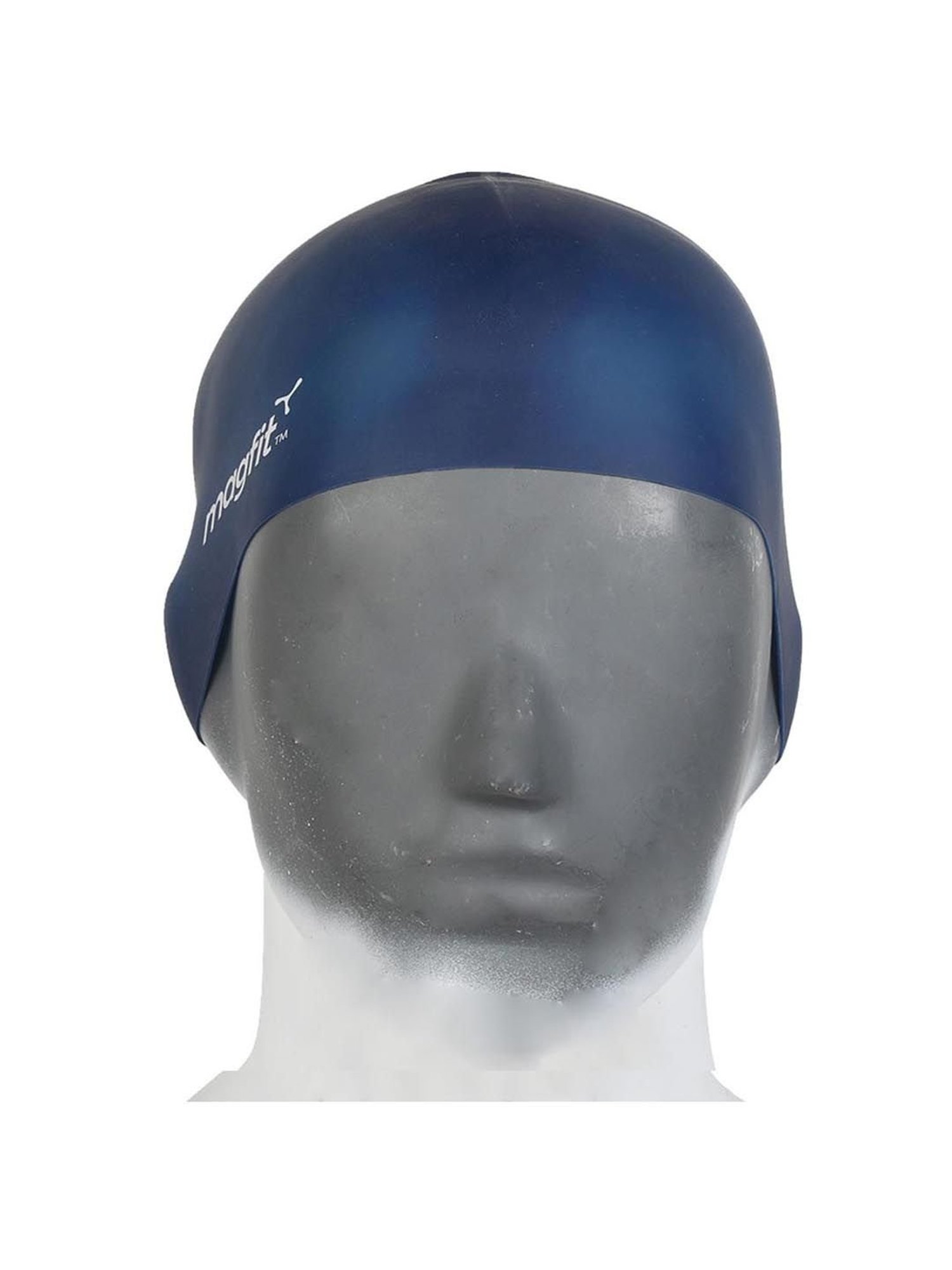 MagFit Blue Long Hair Swimming Cap