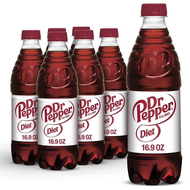 Diet Dr Pepper Soda - 6pk/0.5 L Bottles