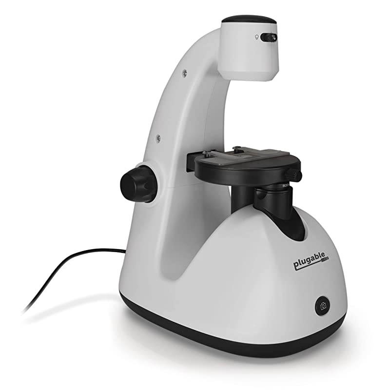 USB 2.0 800x Inverted Digital Optical USB Microscope for Windows, Mac, Linux, and Android (2MP, True 800x Magnification)