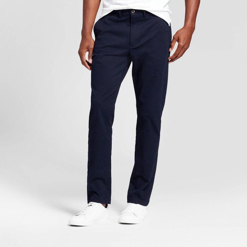 Men's Slim Hennepin Chino Pants - Goodfellow & Co™ Navy 40X30