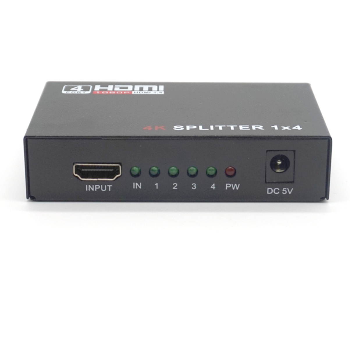 Plugadget HDMI Switcher 1X4 1 In 4 Out HDMI Splitter Amplifier 1X2 1 In 2 Out Support HDCP 1080P 4K/2K 3D For HDTV DVD PS4 Xbox