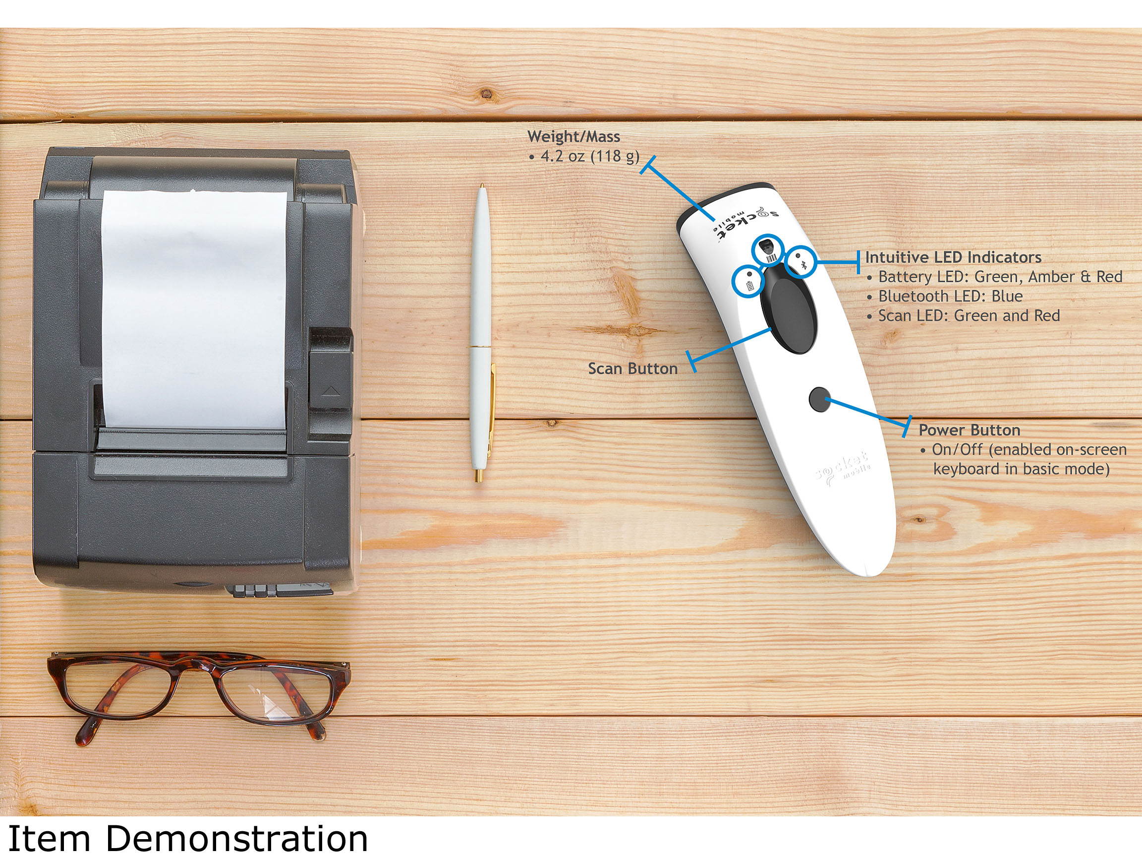 Socket Mobile S700 1D Imager Barcode Scanner
