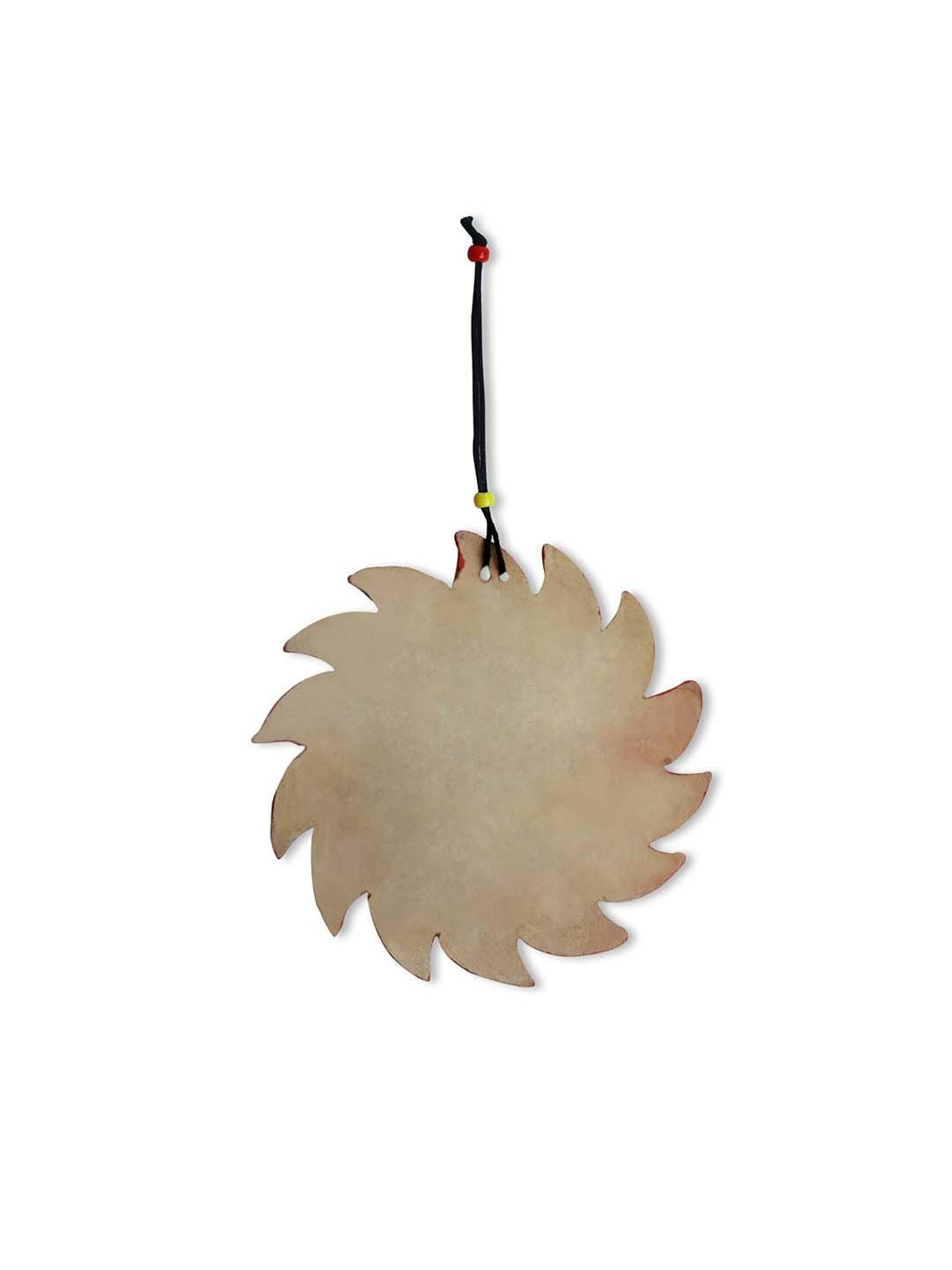 Gathari White & Orange Ceramic Desk Planter