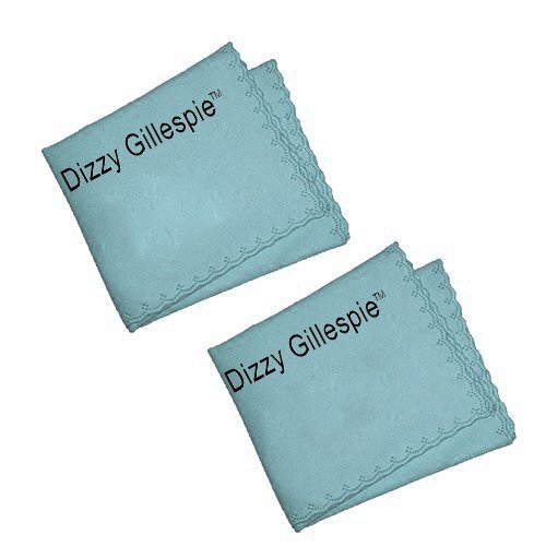 Dizzy Gillespie Elite Series Trumpet Mouthpiece Pack w/Dizzy Gillespie Trumpet Cleaning Cloth 2 Pk + Bonus Mouthpiece Pouch