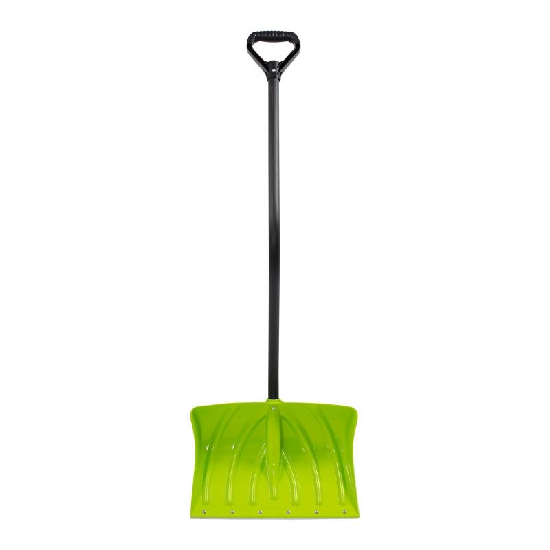 Suncast 18'' Ergonomic Combo Shovel with Wear Strip Lime