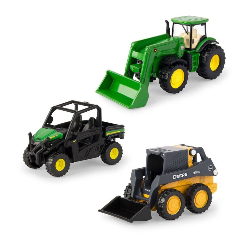 TOMY John Deere Die-Cast Replicas 1:64 Scale Iron 3 Pack