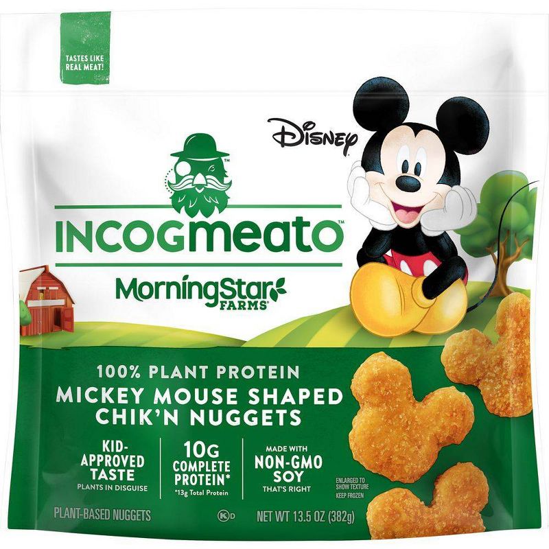 Incogmeato Chik'n Mickey Mouse Nuggets - Frozen - 13.5oz