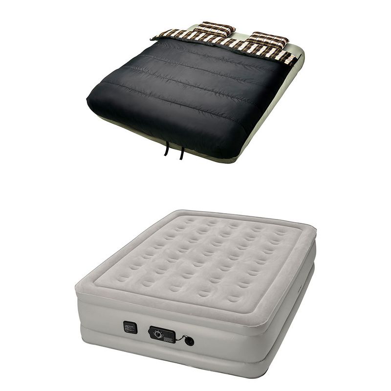 Beautyrest Comfort Plus 17" Anti-Microbial Air Mattress with Pump - Full