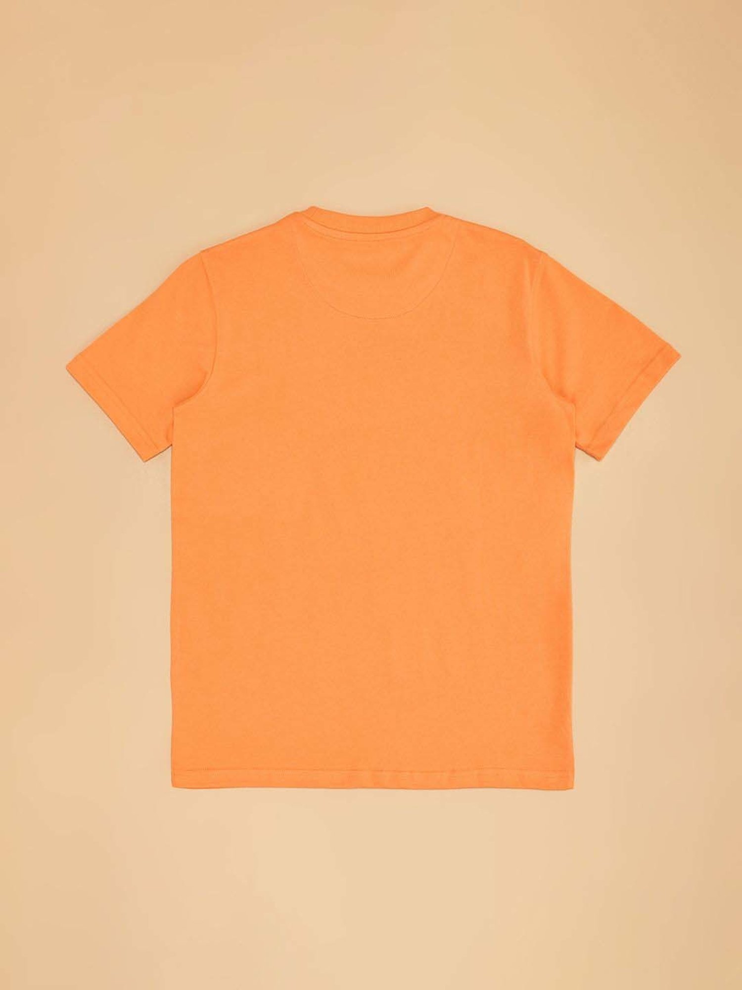 Pantaloons Baby Kids Papaya Cotton Regular Fit T-Shirt