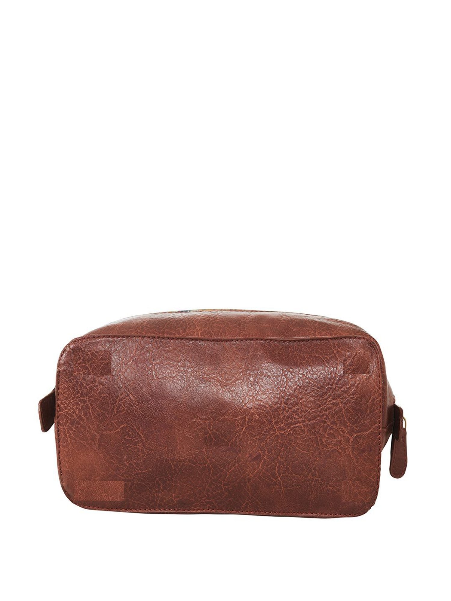 Mona B Blue Printed Medium Handbag