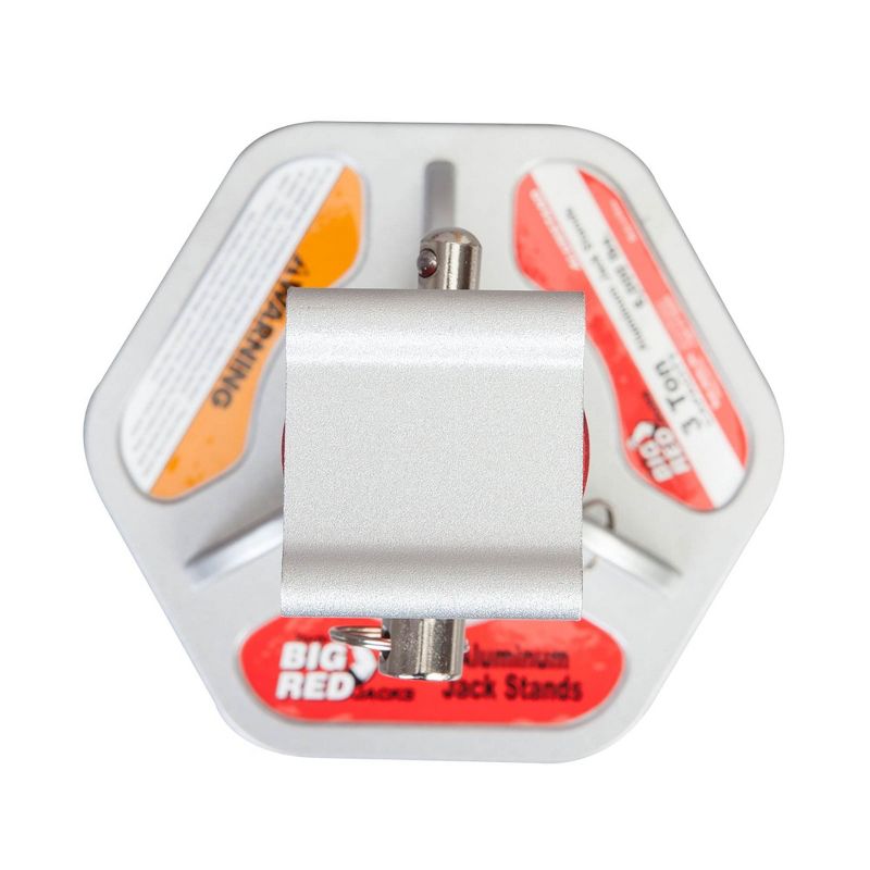 Torin Big Red T43004 3 Ton Capacity Double Locking Aluminum Jack Stands, 1 Pair
