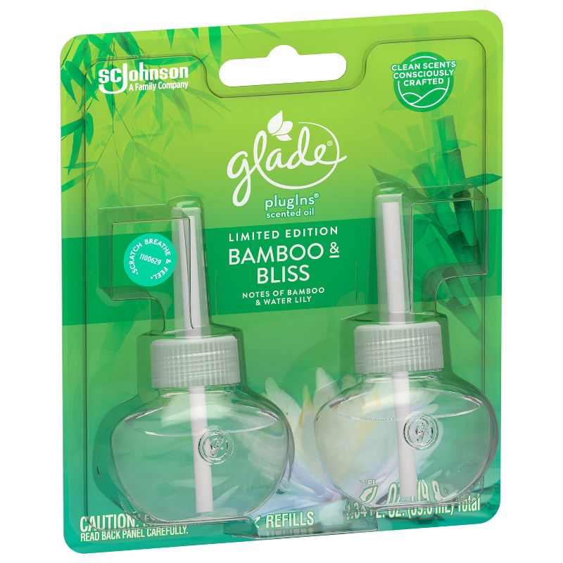 Glade Bamboo Bliss PlugIns Refill - 2ct