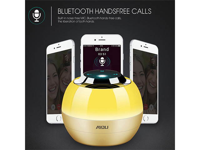 Autofeel Mini Portable Bluetooth Speaker LED Flash Light Bass Wireless HIFI Sound MP3 Speakers Super Bass Loundspeakers Mic Support MP3 Handsfree