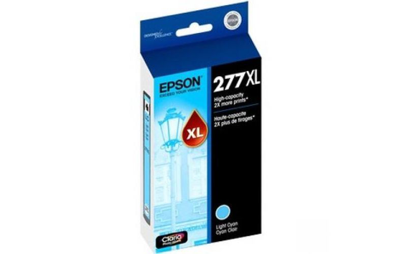 Epson T277XL520 Claria Photo Hi-Definition Light Cyan High Capacity Cartridge Ink
