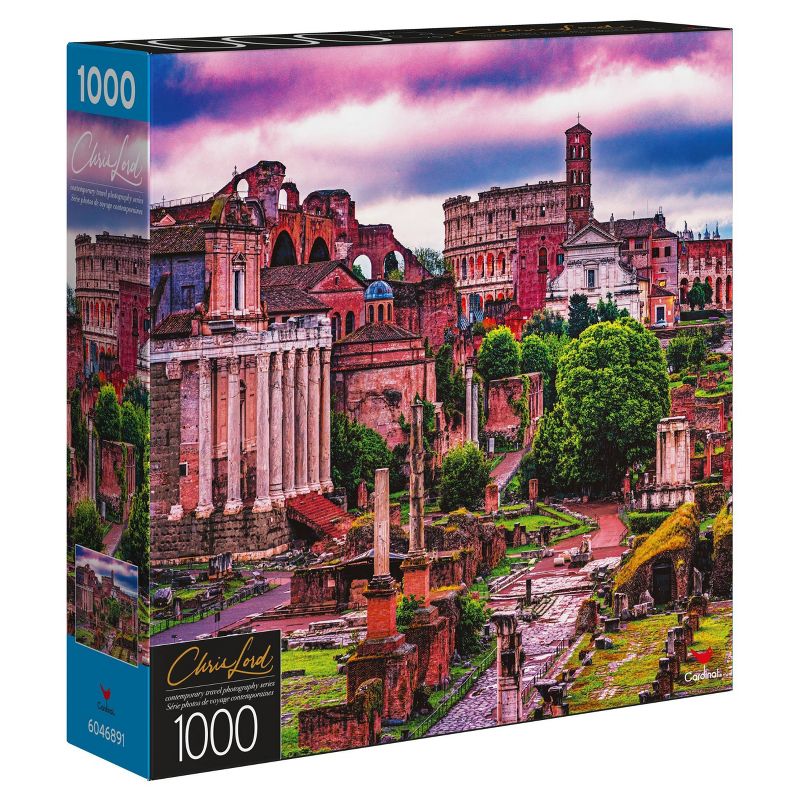 Cardinal Chris Lord: Rainy Roman Forum Jigsaw Puzzle - 1000pc