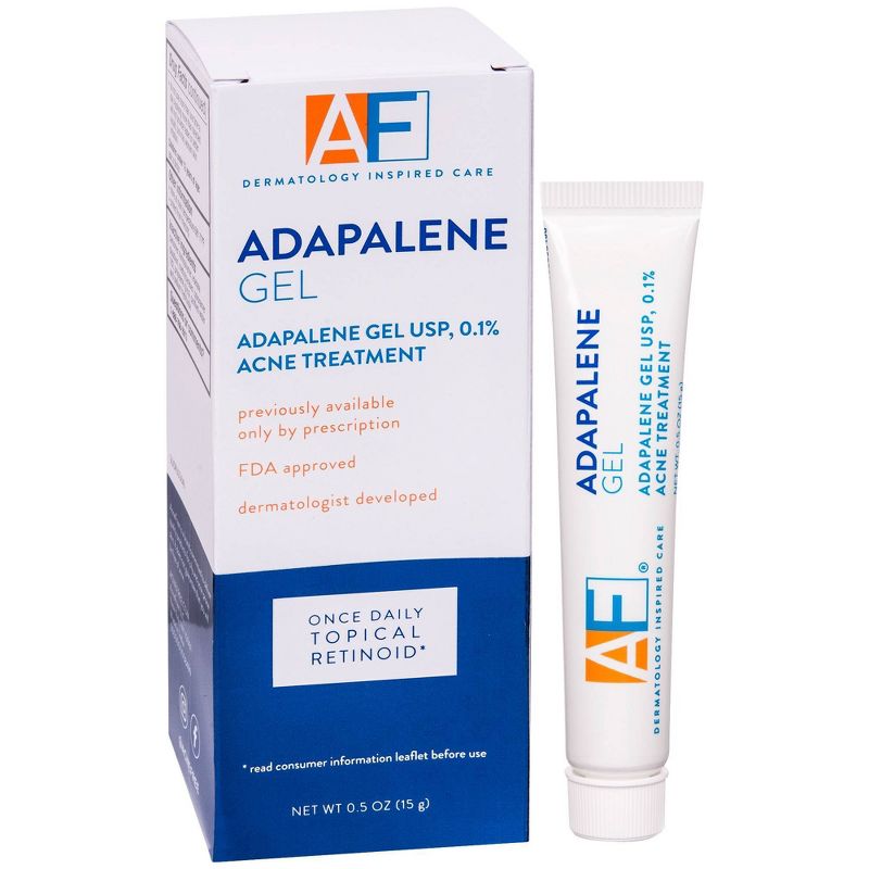 AcneFree Adapalene Gel Once Daily Topical Retinoid Acne Treatment - 0.5oz