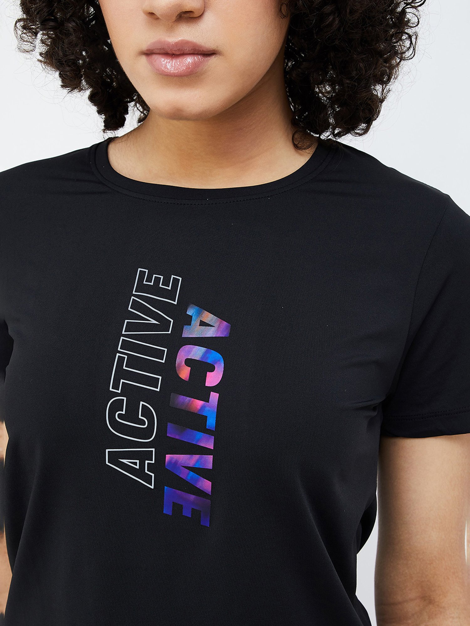 KAPPA Black Graphic Print T-Shirt