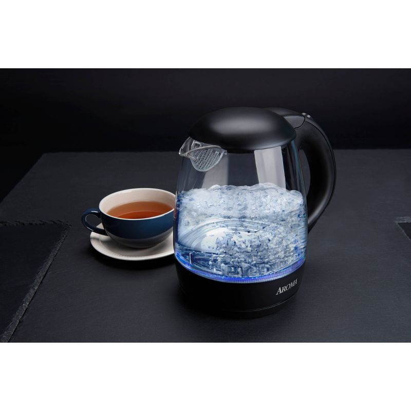 Aroma 1.2L Glass Kettle