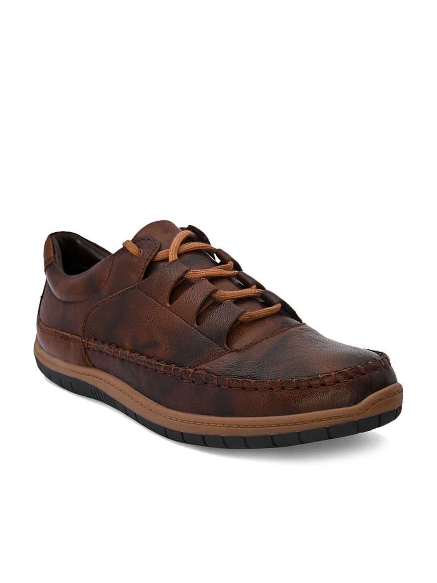 Hydes N Hues Men's Wood Brown Casual Sneakers