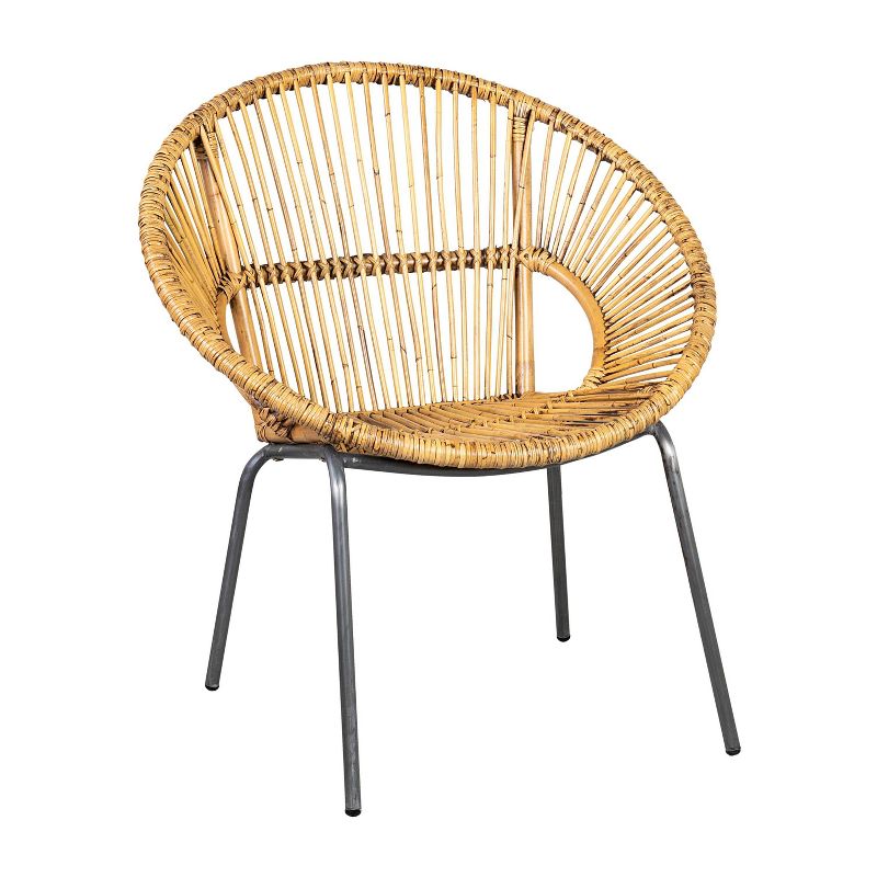 Louanne Rattan Occasional Chair Brown - East At Main