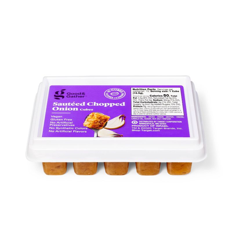 Frozen Sauteed Chopped Onion Cubes - 5.8oz - Good & Gather™