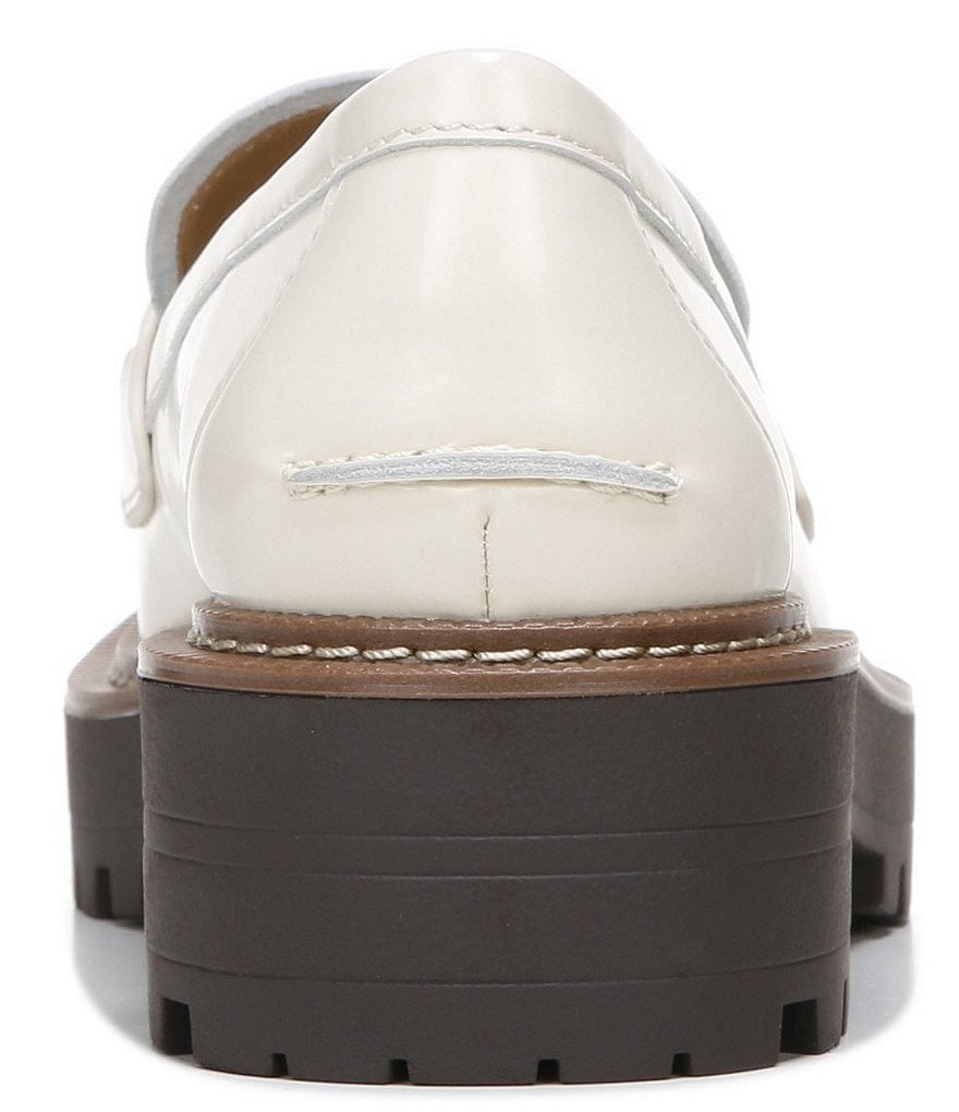 Sam Edelman Laurs Leather Bit Buckle Lug Sole Loafers