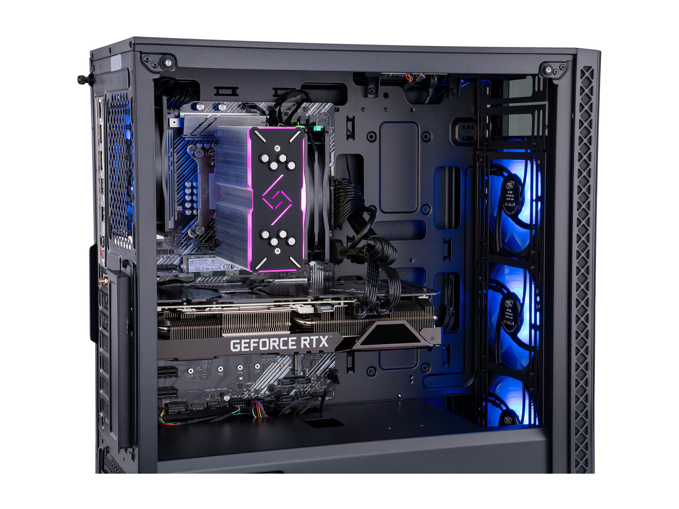 ABS Gladiator Gaming PC - Intel i5 10600K - GeForce RTX 3070 Ti 8GB - G.Skill TridentZ RGB 16GB DDR4 3200MHz - 1TB Intel M.2 NVMe SSD