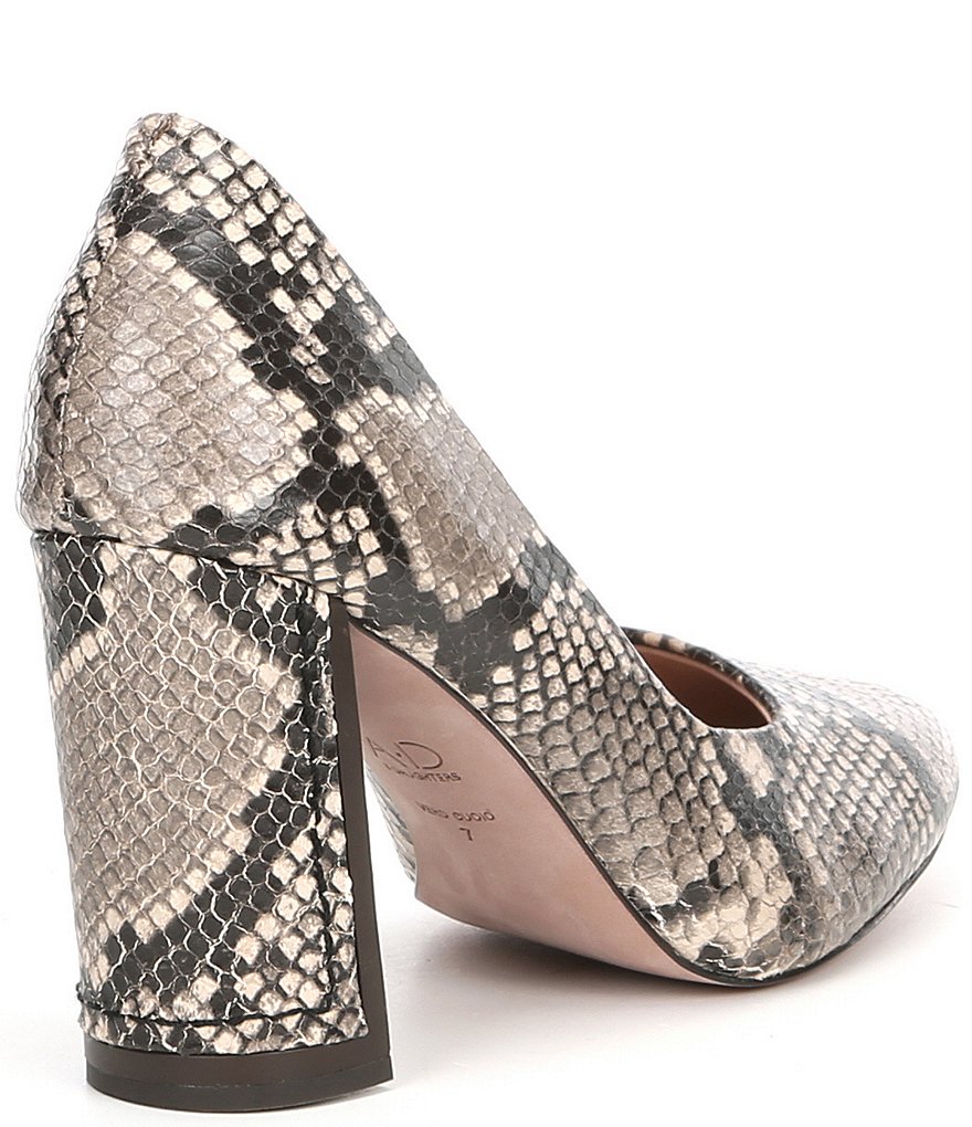 Franco Sarto Citrus Snake Print Pumps
