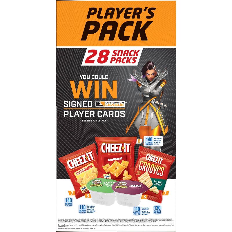 Cheez-It Overwatch Players Pack Potato Crips Chips - 26oz/28ct