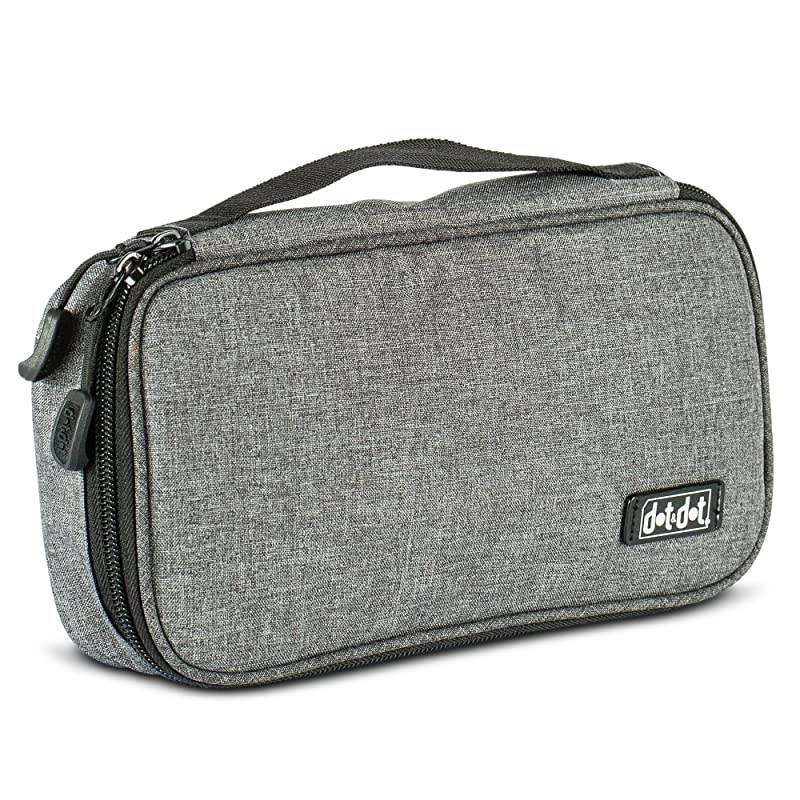 Organizer Travel Tech Case - Charge Cord, Slim Gadget, Charger Organizer Pouch Bag - Portable Cable Management Case